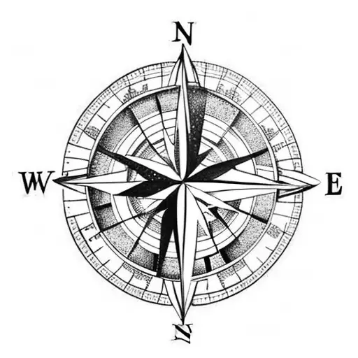Nfl Goal Post And Compass