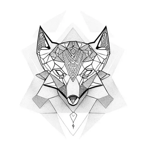 Fox Geometry Oni Dagger Dark