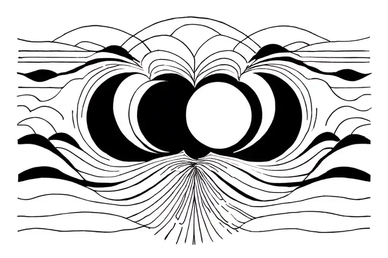 Ocean Waves And Moon Phases
