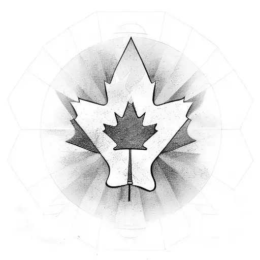 Canada Flag With Flying Baby