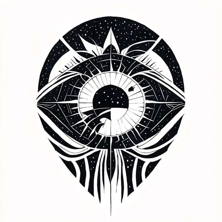 Sun Beaming Over The Universe