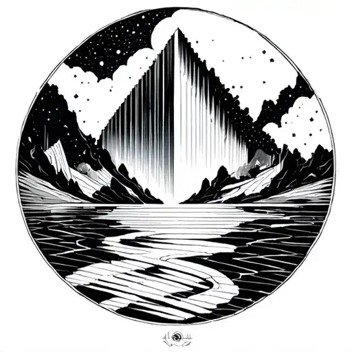 Universe Becomes A Waterfall