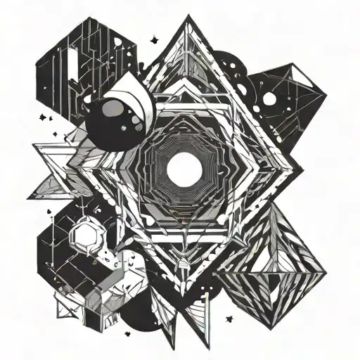 Geometric Space Themed