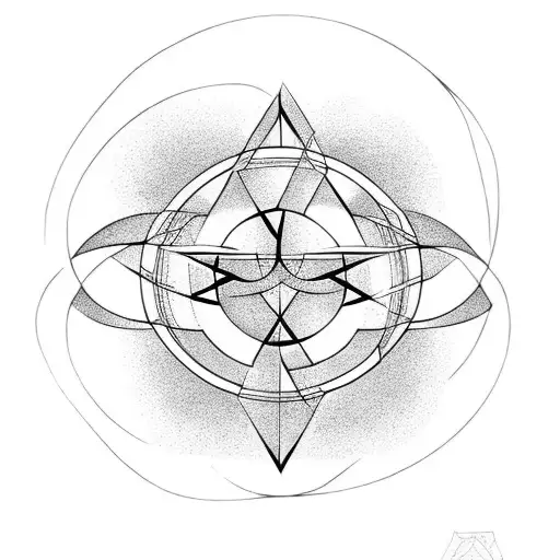 Enso Circle Realistic Triangle
