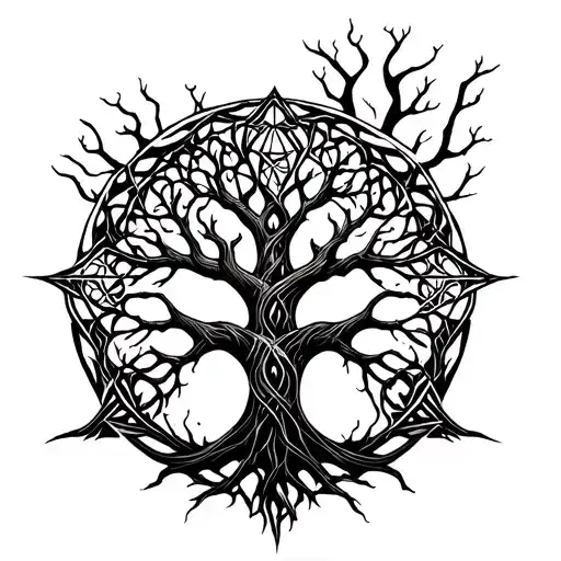 Yggdrasill The World Tree Intertwined