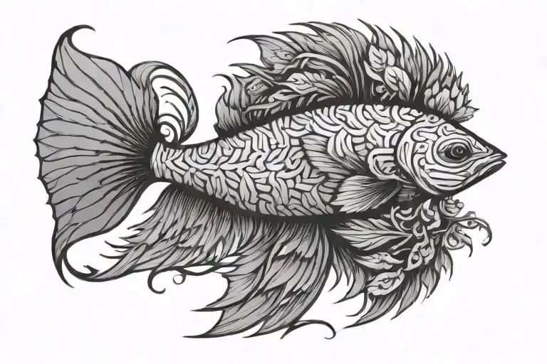 Betta Splendans Thistle Nordic Rune Torso Man