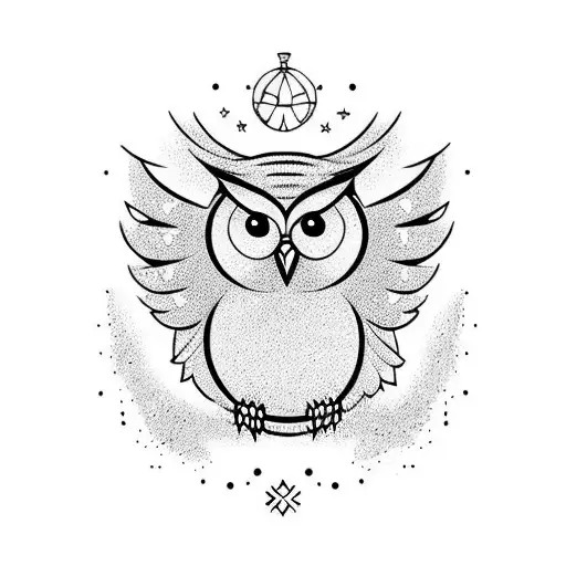 Owl Temprance Tarot Card