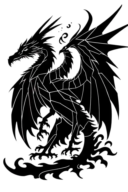 Phoenix Rising From Flames Ice Dragon Scorpio