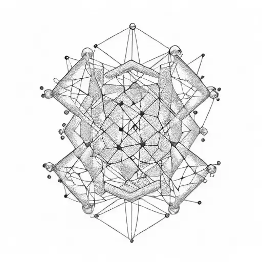 Dna Strands And Molecular Structure