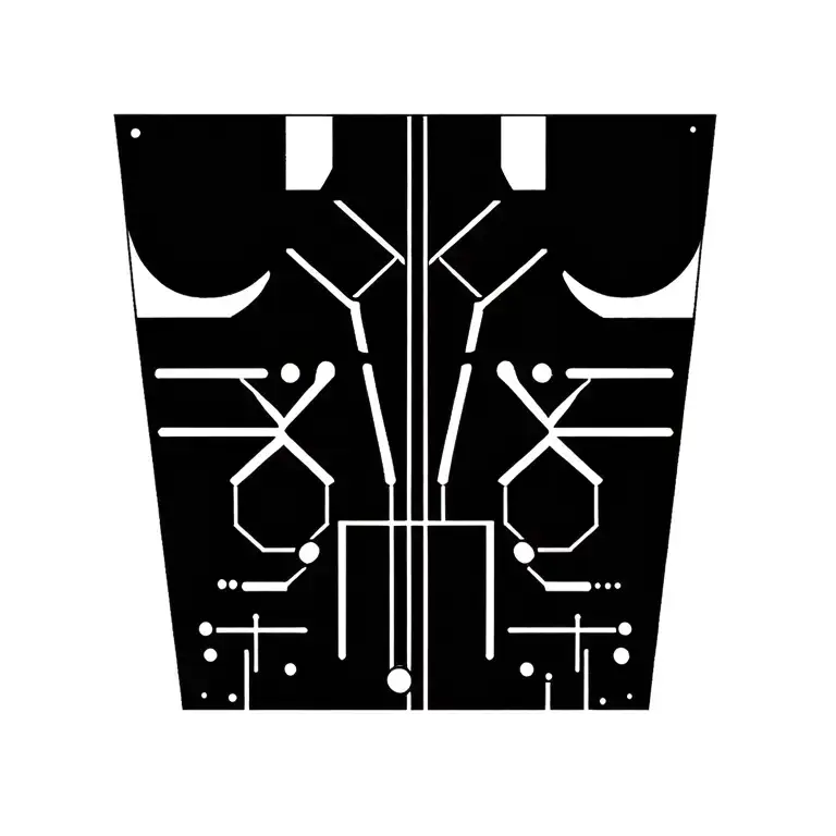 Geometric Printed Circuit