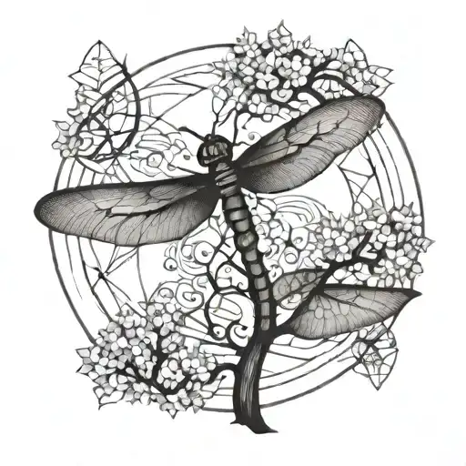 Dragonfly Cat Books Tree Of Life Moon