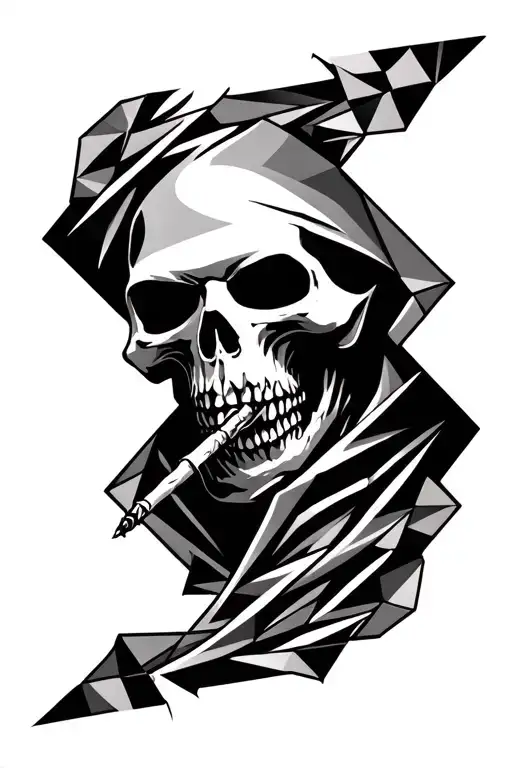 Smoking Grim Reaper