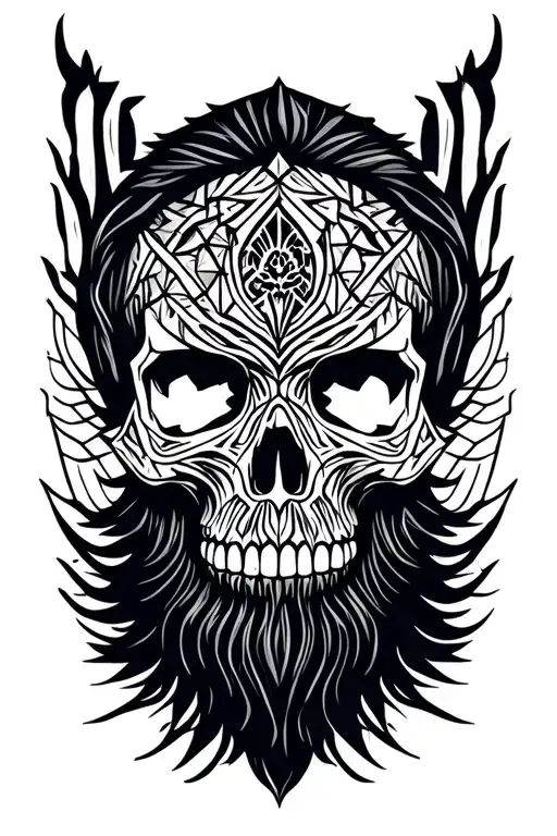 Bearded Skull