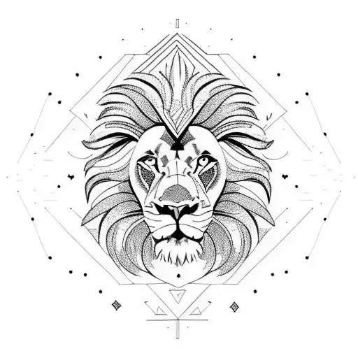 Lion Lookin At You Holding The Universe In His Hand