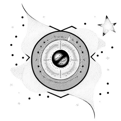 Black Hole With Stars