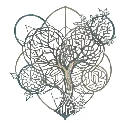 Dna Double Helix Brothers Intertwined Tree Of Life