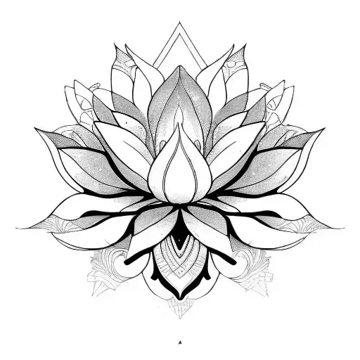 Warframe Lotus Flower Symmetrical