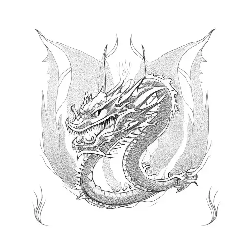 Dragon Dancing In Water