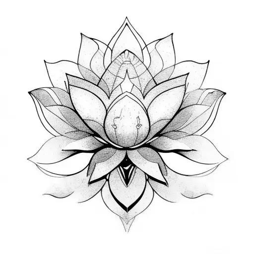Warframe Lotus Flower Symmetrical