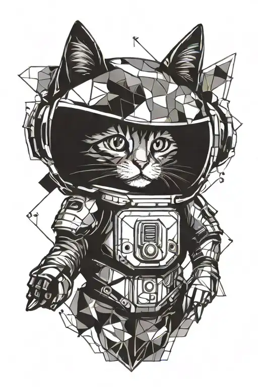 Spaceman Cat