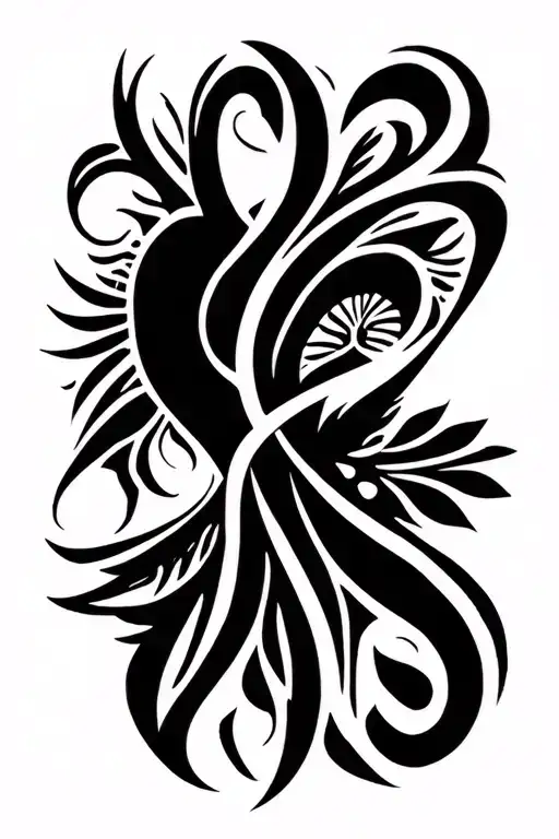 Heart And Spirit Symbol