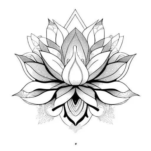 Warframe Lotus Flower Symmetrical