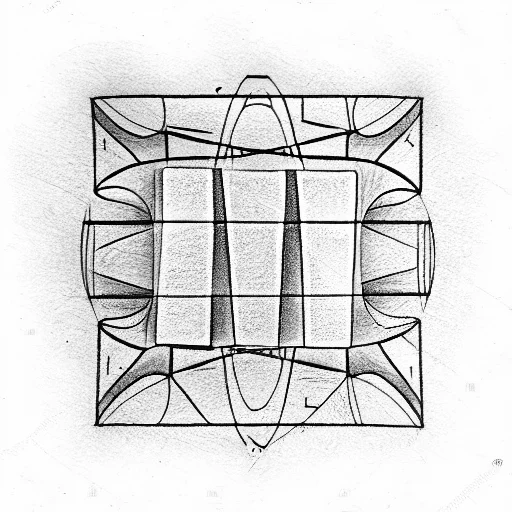 Chess Board Perspective Cube