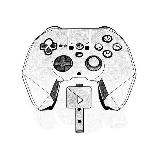 A Gaming Controller Transformed Into A Dog Leash