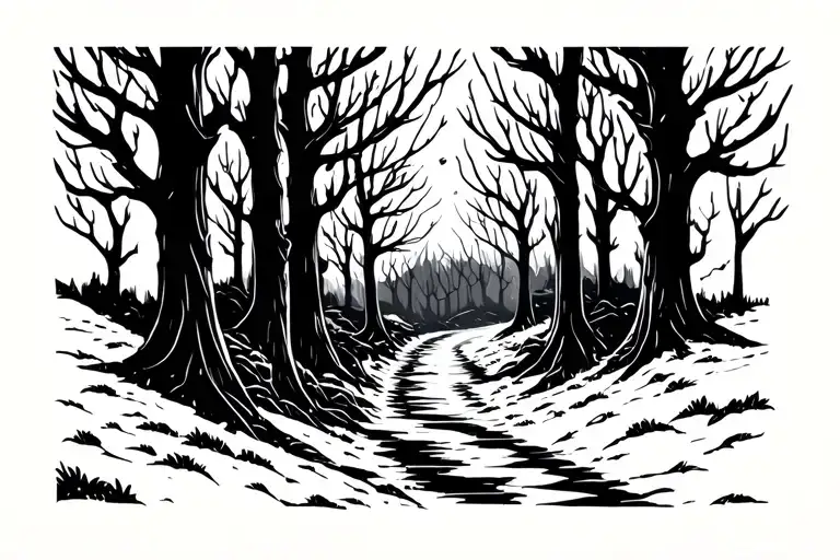 Path Into Dark Woods