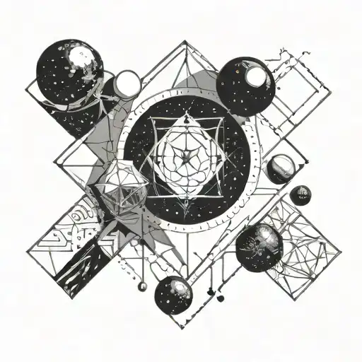 Geometric Space Themed