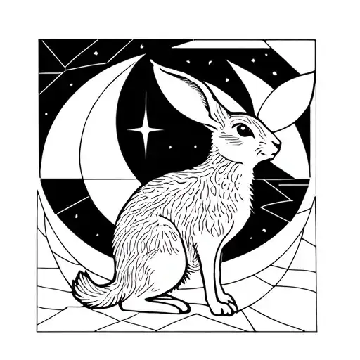 Moon Gazing Hare
