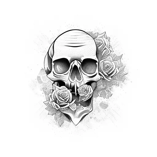 Skull And Roses
