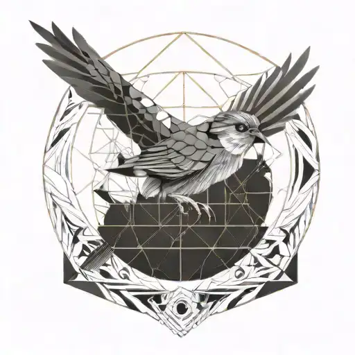 Bird Looking Through Telescoop