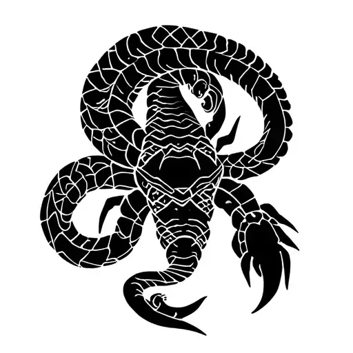 Snake And Scorpion Made