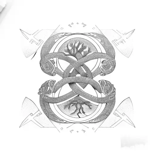 Ouroboros And The Tree Of Life