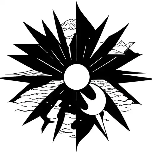 Corsican Mer Mountains Sea Lying Of Sun And Moon