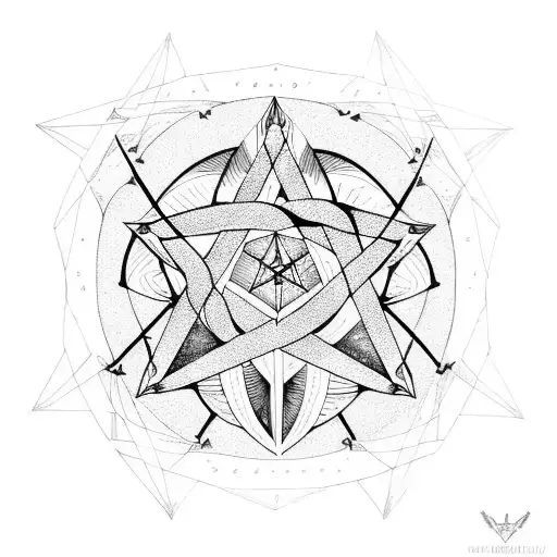 Scorpio Star Chart Pentagram