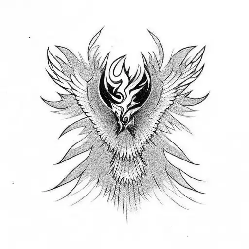 Phoenix Rising Out Of Brain