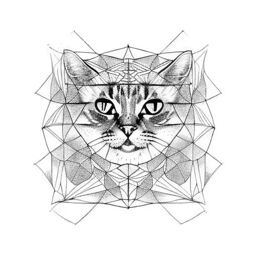 A Cat Inside A Tesseract