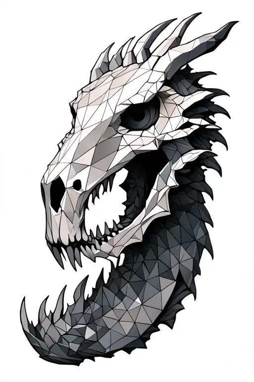 Crystallized Dragon Skull
