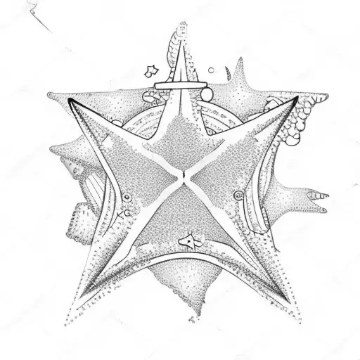 Beach At Night Whit Stars And A Waves