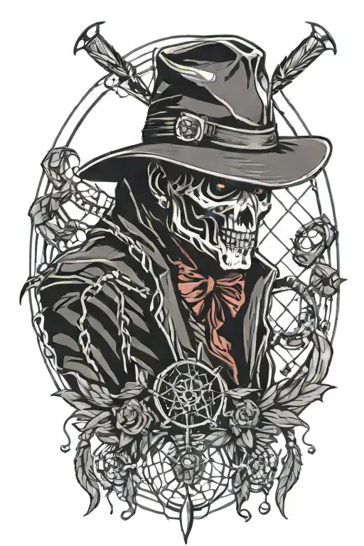 Freddy Krueger Dream Catcher Hooded Reaper