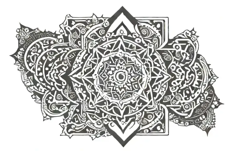 Indian Geometric Design Inspired