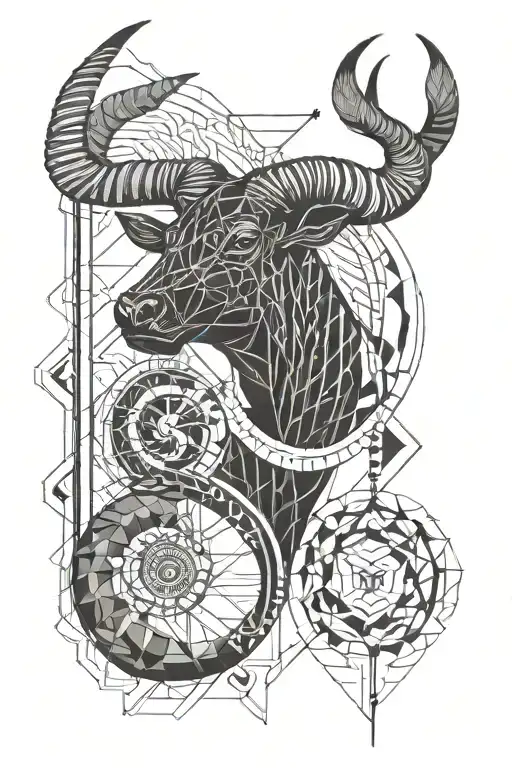 Capricorn And Taurus Forearm