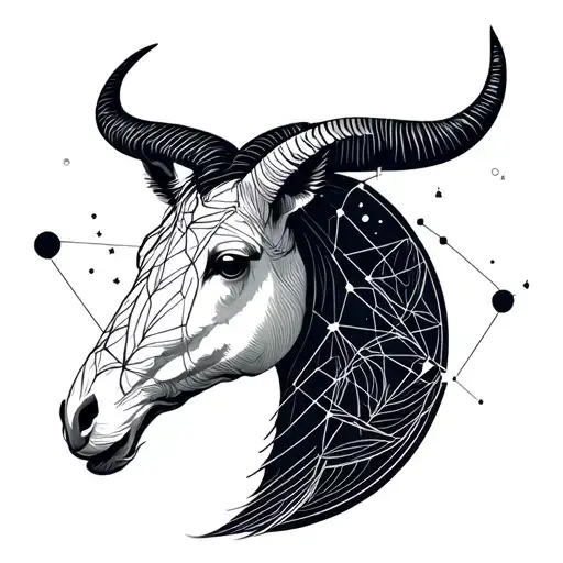 Capricorn Constellation Intertwined