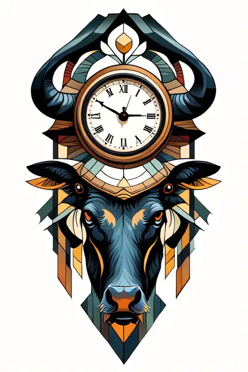Clock And Bull