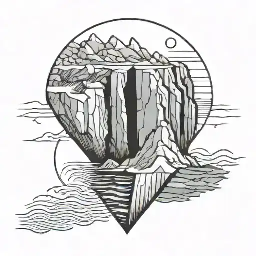 Cliff Overlooking The Ocean