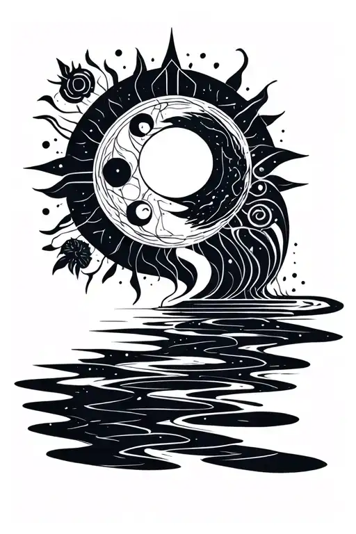 Moon Sun Water Healer Royalty Spiritual Enlightenment Love