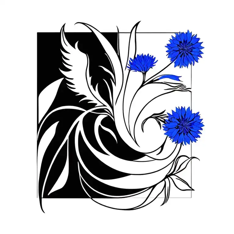 Cornflower With Wildboar