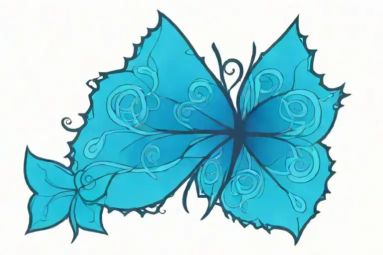 Celtic Knot Butterfly With Thorny Vines